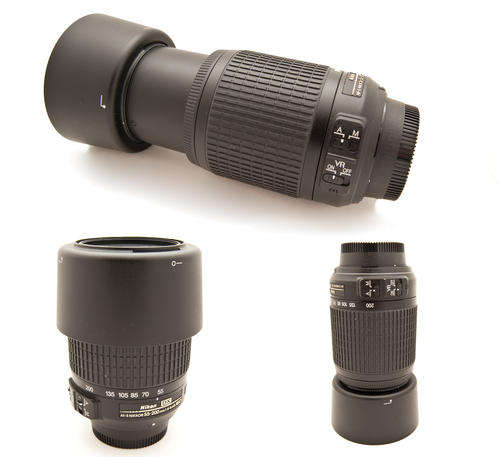 **NIKON LENS AF-S DX ZOOM-NIKKOR 55-200MM IN BOX- 105% AS GREAT AS NEW**