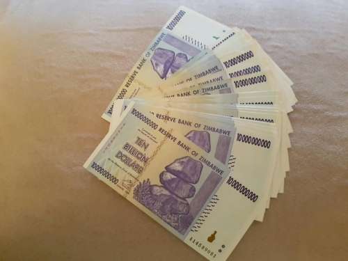20 x Zimbabwe UNC 10 Billion Dollar Notes - BID PER NOTE