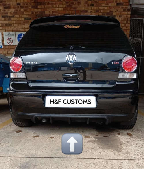 POLO VIVO 2010-2017 and POLO 9N REAR BUMPER DIFFUSER