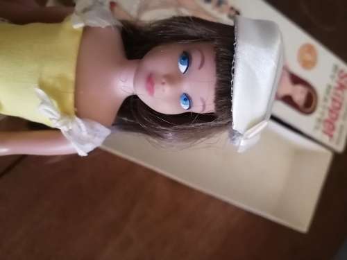 Vintage SKIPPER Doll Mattel #0950 Original yellow dress 1963-64