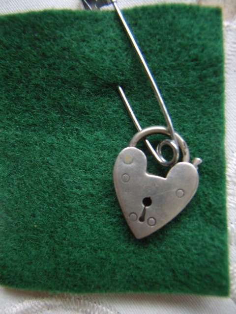 925 Siver Charm Bracelet Lock - Clearly Marked Silver