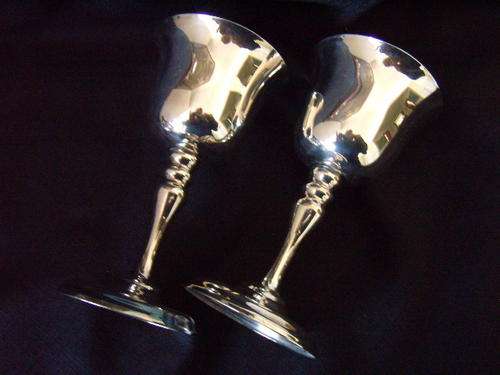 Silver Plate Wine Chalice  - A Matching Pair ***Excellent Condition***