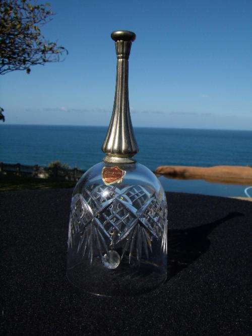 Waterford - Somerset  Crystal Bell (Big18x10cm) with Silver Handle - No Chips or Cracks