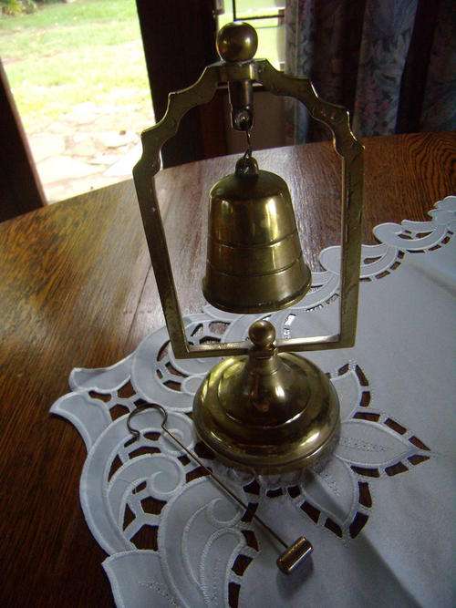 25cm Gong Brass Bell - Excellent Condition - Heavy Solid Brass Quality Item