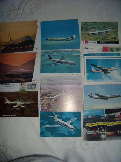 Postcards 16x Old Aircraft for the Aviation Collector