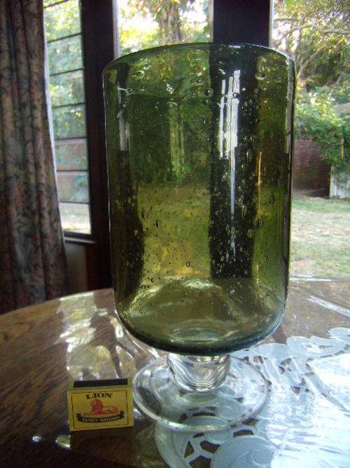 BIG ITEM Venetian Controlled Bubble  Vase 28cm x 18cm diameter - Murano?