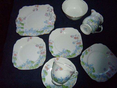 Royal Standard 10 Pieces of "Wild Flower Pattern China - All in Excellent Condition