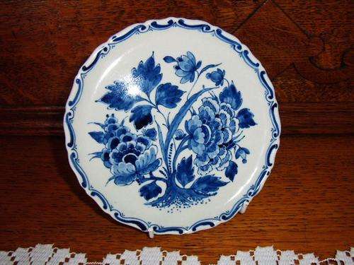 PZH Factory Delft Hand Painted Platter / Wall Plate - Excellent Condition
