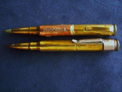 War Art - Rhodesia 2 x 7.62/308 - R1/FN Bullet Pens