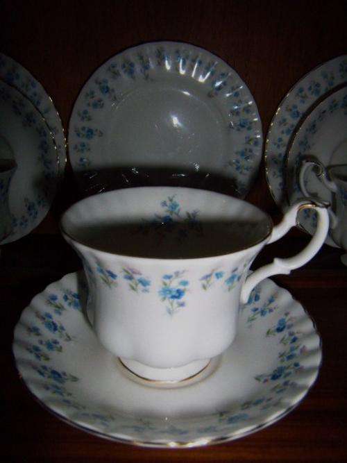 Royal Albert Bone China "Memory Lane" Tea  Trio - Excellent Condition