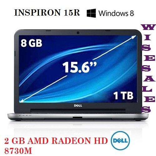 Dell Inspiron 15R-5521 Core i7-3537U,8GB RAM,1TB HDD,AMD RADEON HD 8730M 2GB