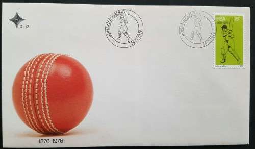 South Africa First Day Cover for Cricket, 1976
