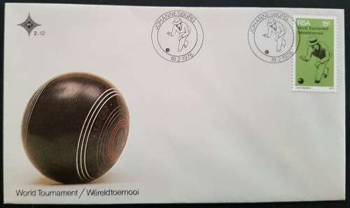 South Africa First Day Cover for Bowls, 1976