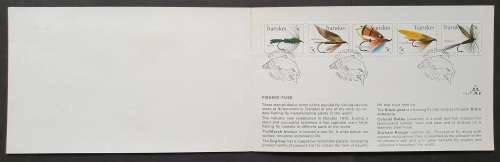 Transkei postage stamp sheet, Fishing flies, 1980