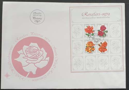 South Africa First Day Cover, 4th World Rose Conference, 1979