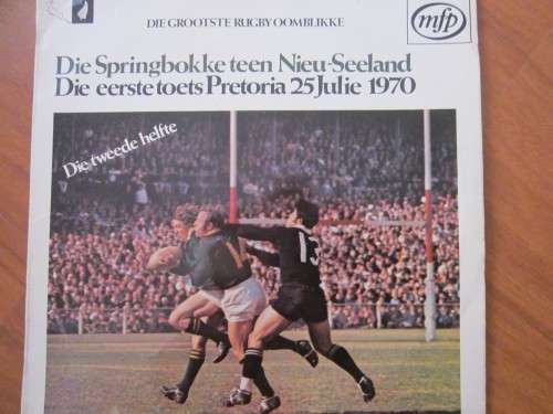 Springbokke Teen Nieu Seeland Eerste Toets Pretoria 25 Julie 1970 ( 2 LP Set )