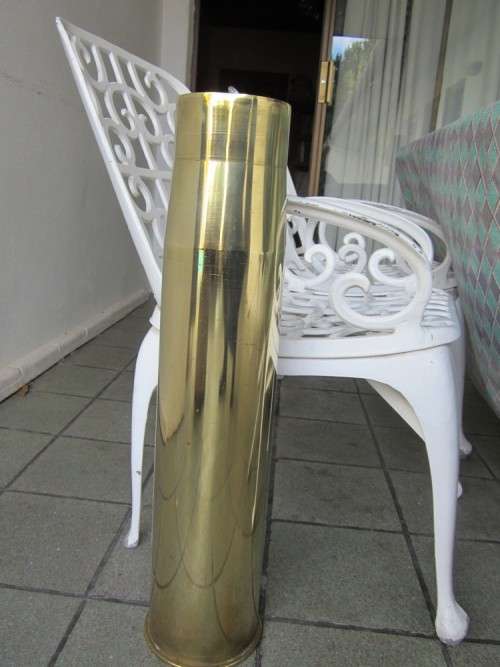 RW 244-105mm/110mm? SOLID BRASS SHELL CASING