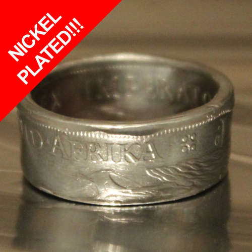 Coin Ring - Union Of South Africa - 1 Penny - 1D