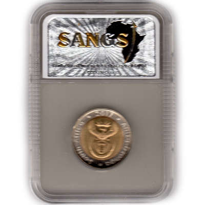 *** MS63 *** O R Tambo Five Rand - R5 2017 - Uncirculated SANGS Graded