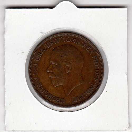 1936 UK - 1 Penny - 1D - In 2 x 2 Coin Flip