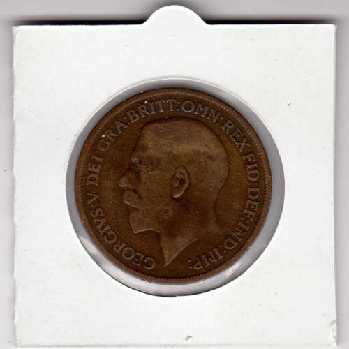 1916 UK - 1 Penny - 1D - In 2 x 2 Coin Flip