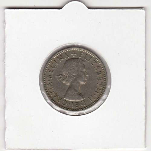 1958 UK - 1 Shilling - 1S - In 2 x 2 Coin Flip