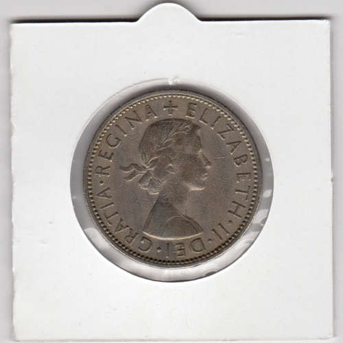1962 UK - 2 Shillings - 2S - In 2 x 2 Coin Flip