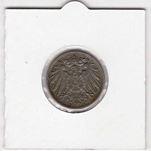 1913 Germany - 10 Pfennig - In 2 x 2 Coin Flip