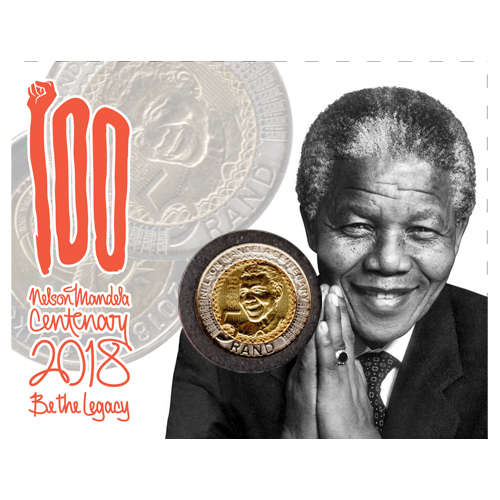 Mandela Centenary Five Rand Boxed Limited Edition - R5 2018 MS63-MS70 Potential
