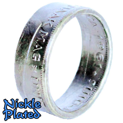 Eendrag Maak Mag - Unity Is Strength *** Ladies or Men's Coin Ring *** RSA - 1/2 or 1 Cent