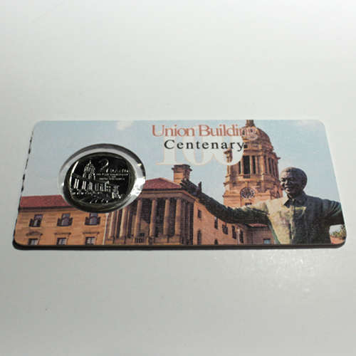 Union Building Centenary Two Rand Coin Flip Limited Edition - R2 2014 MS63-MS70 Potential