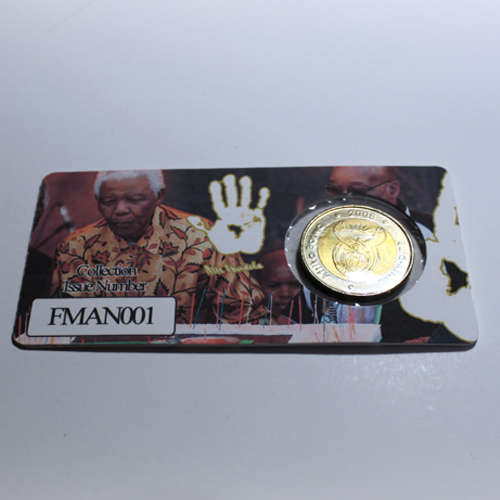 90 Years Birthday Of N. Mandela Five Rand Coin Flip Limited Edition - R5 2008 MS63-MS70 Potential