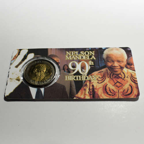 90 Years Birthday Of N. Mandela Five Rand Coin Flip Limited Edition - R5 2008 MS63-MS70 Potential