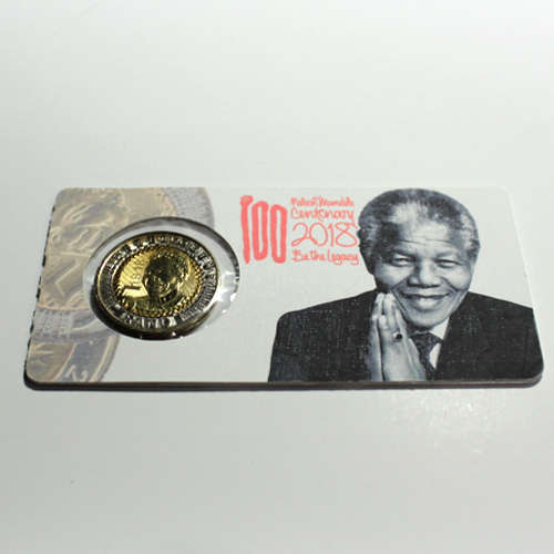 Mandela Centenary Five Rand Coin Flip Limited Edition - R5 2018 MS63-MS70 Potential