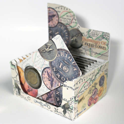 Griqua Town Bicentenary Five Rand Coin Flip Limited Edition - R5 2015 MS63-MS70 Potential