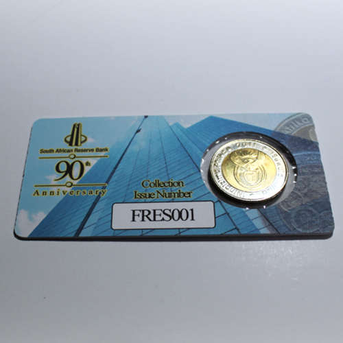 90 Years Birthday Of Reserve Bank Five Rand Coin Flip Limited Edition - R5 2011 MS63-MS70 Potential