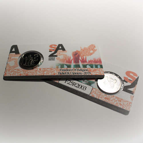 Freedom Of Religion, Belief & Opinion R2 In Collection Flip - 2019 MS63-MS70 Potential