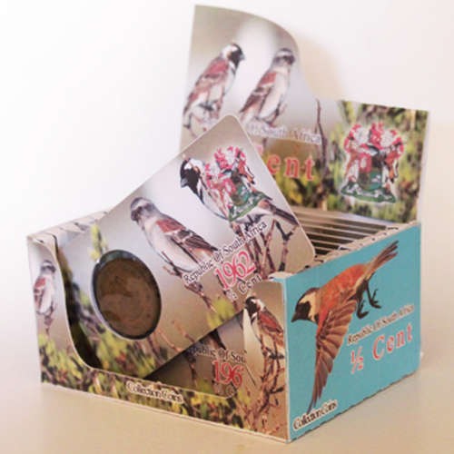 Republic Of South Africa Half Cent Coin Flip - Eendrag Maak Mag / Unity Is Strength - 1/2c 1962