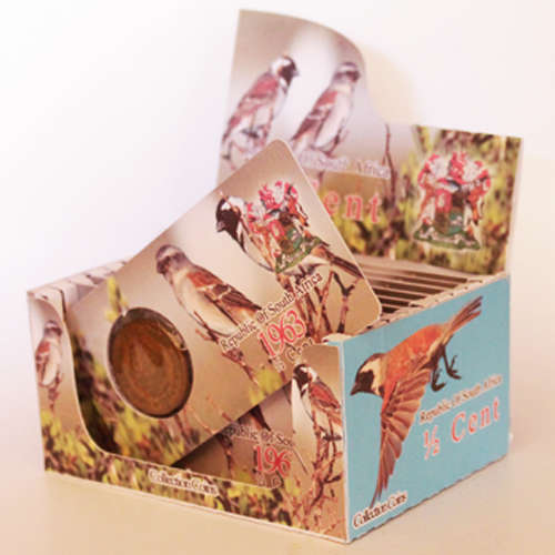 Republic Of South Africa Half Cent Coin Flip - Eendrag Maak Mag / Unity Is Strength - 1/2c 1963