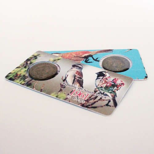 Republic Of South Africa Half Cent Coin Flip - Eendrag Maak Mag / Unity Is Strength - 1/2c 1961