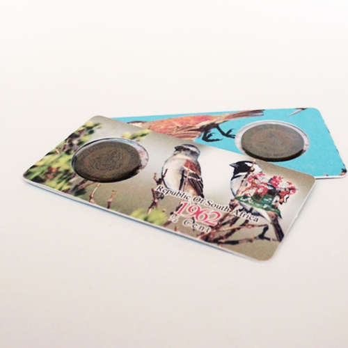 Republic Of South Africa Half Cent Coin Flip - Eendrag Maak Mag / Unity Is Strength - 1/2c 1962