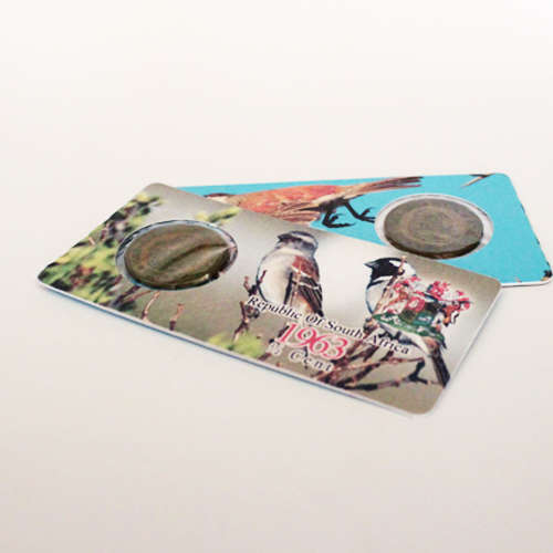 Republic Of South Africa Half Cent Coin Flip - Eendrag Maak Mag / Unity Is Strength - 1/2c 1963