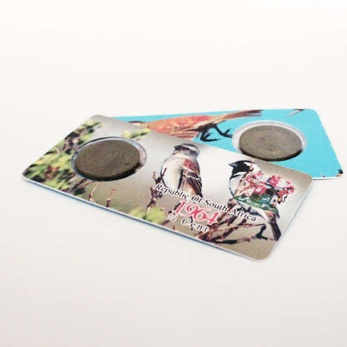 Republic Of South Africa Half Cent Coin Flip - Eendrag Maak Mag / Unity Is Strength - 1/2c 1964