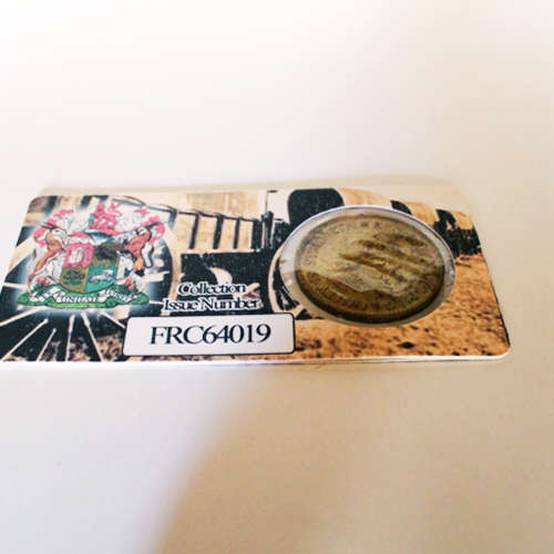 Republic Of South Africa One Cent Coin Flip - Eendrag Maak Mag / Unity Is Strength - 1c 1964