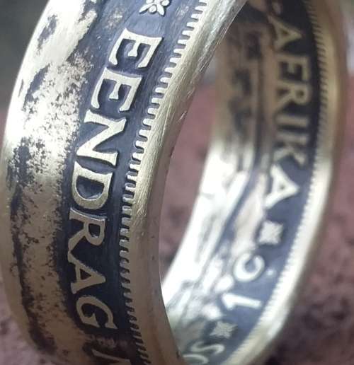 Coin Ring 1c 1961 Unity Is Strength / Eendrag Maak Mag