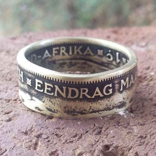Coin Ring 1c 1961 Unity Is Strength / Eendrag Maak Mag