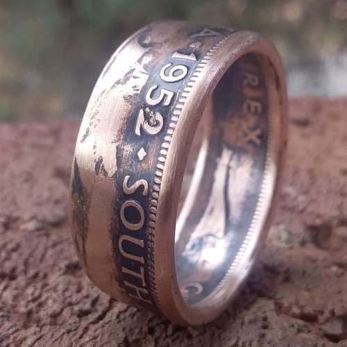 Coin Ring 1 Penny 1952 South Africa / Suid-Afrika