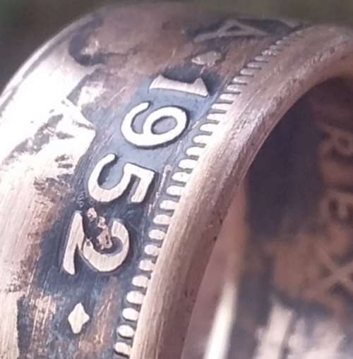 Coin Ring 1 Penny 1952 South Africa / Suid-Afrika