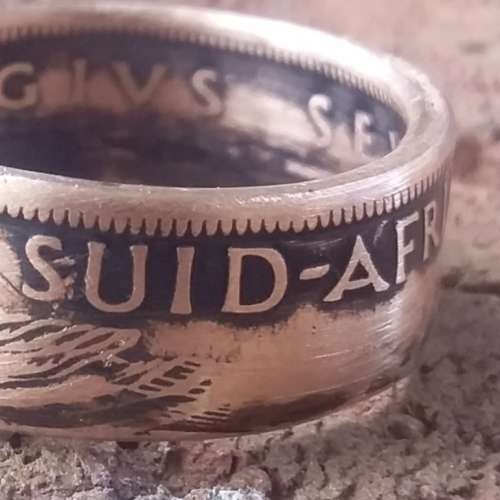 Coin Ring 1 Penny 1952 South Africa / Suid-Afrika