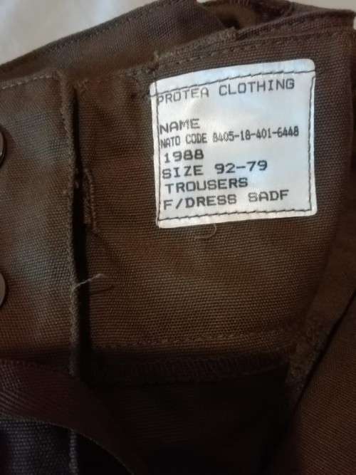 SADF surplus Combat pants 92 (36cm)